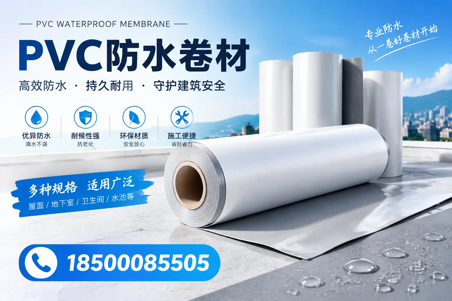 如何选择适合的PVC防水卷材？专家为您解答九江的需求
